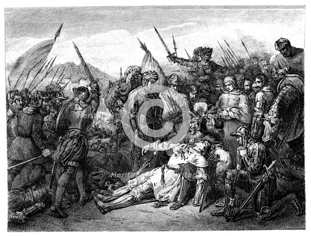 Battle of Ravenna. Victory of the French army over the army of the Holy League formed by the Papa…