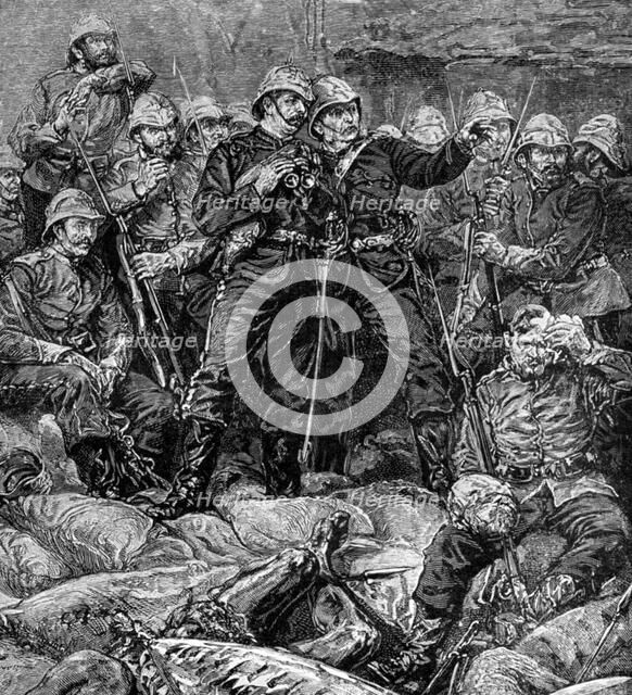 Battle of Rorke's Drift, Natal, Zulu War, 1879 (1951). Artist: Unknown