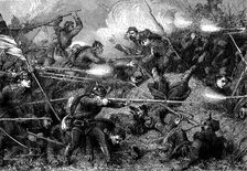 Battle of St Quentin, Franco-Prussian War, January 1871 (c1880)