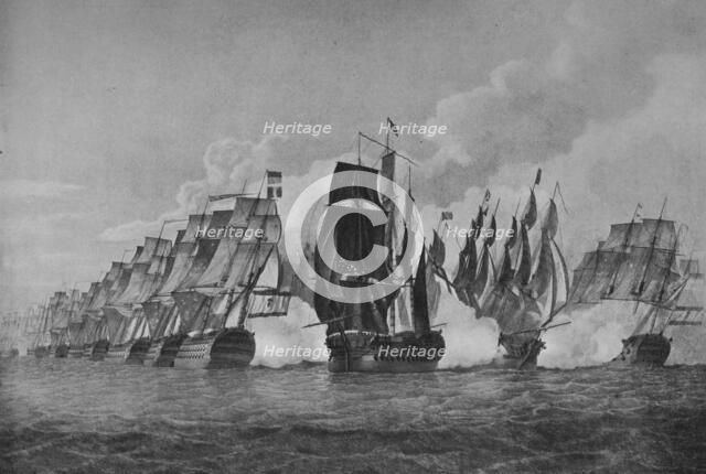 'Battle of St Vincent', c1798. Artist: Jaheel Brenton.