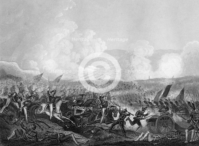 Battle of Salamanca, Spain, 22 July 1811 (c1857).Artist: DJ Pound