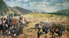Battle of Salta on December 20th 1815, oil on canvas, 1908