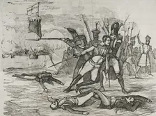 Battle of Santa Cruz de Tenerife, July 25, 1797, (1851). Creator: Unknown