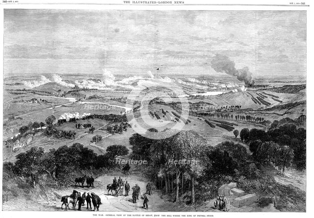Battle of Sedan, France, Franco-Prussian War, 1870. Artist: Unknown