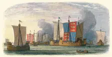 Battle of Sluys, June 24 1340 (1864). Artist: James William Edmund Doyle