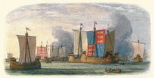 Battle of Sluys, June 24 1340 (1864). Artist: James William Edmund Doyle