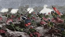 Battle of Turbigo, Second Italian War of Independence, 3 june 1859. Creator: Dumont