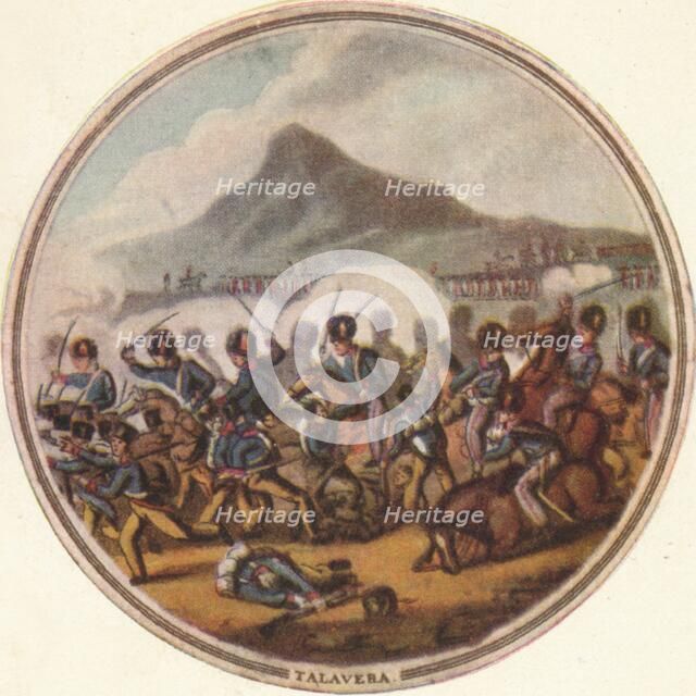 'Battle of Talavera', 1815, (1910). Artist: Edward Orme.