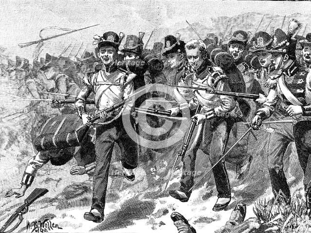 Battle of Talavera, Peninsular War, 27-28 July 1809. Artist: Unknown