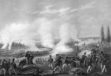 Battle of Talavera, Spain, 27-28 July 1809 (c1857).Artist: DJ Pound