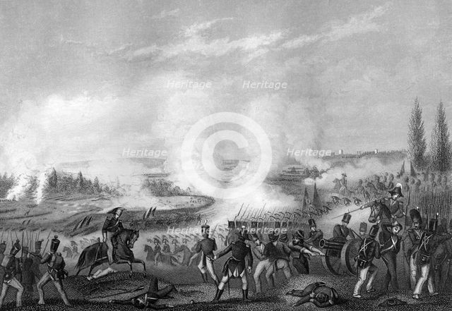 Battle of Talavera, Spain, 27-28 July 1809 (c1857).Artist: DJ Pound