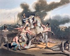 Battle of Talavera, Spain, 28th July 1809 (1819). Creator: Thales Fielding