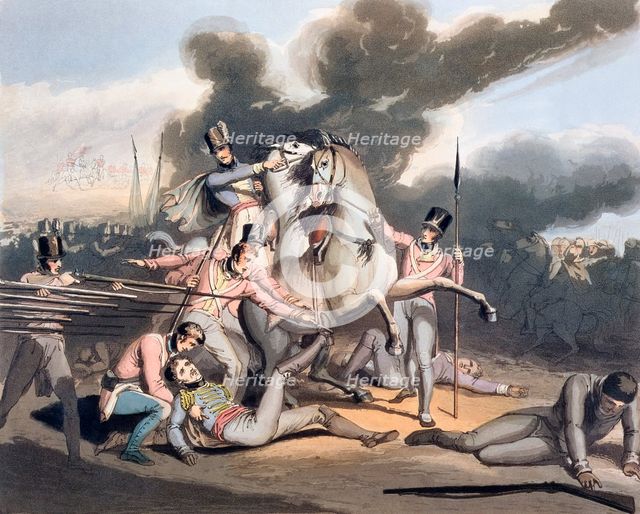 Battle of Talavera, Spain, 28th July 1809 (1819). Creator: Thales Fielding.