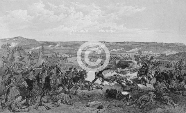'Battle of the Tchernaya, 16th August 1855'.  Creator: RM Bryson.