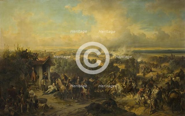 Battle of the Trebbia on 8 June 1799, 1857. Creator: Alexander von Kotzebue.