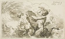 Battle of the Tritons, 1763. Creator: Christian Wilhelm Ernst Dietrich
