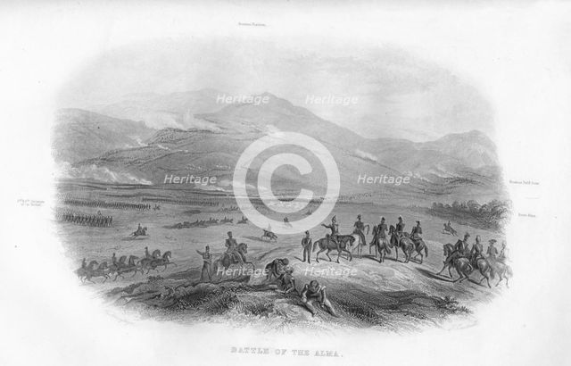 'Battle of the Alma', 1859. Creator: J Cantrill.