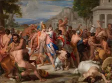 Battle of the Lapiths and Centaurs, 1835. Creator: Rafael Tegeo Díaz
