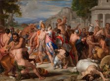 Battle of the Lapiths and Centaurs, 1835. Creator: Rafael Tegeo Díaz