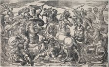 Battle of the Lapiths and Centaurs, c.1600. Creator: Geronima Cagnaccia Parasole