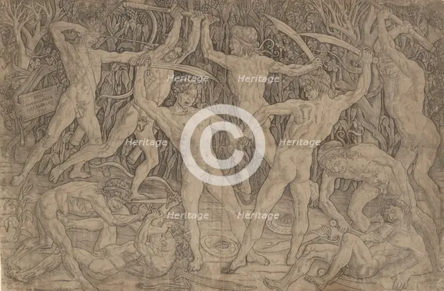 Battle of the Naked Men, ca. 1470-90., ca. 1470-90. Creator: Antonio del Pollaiuolo.