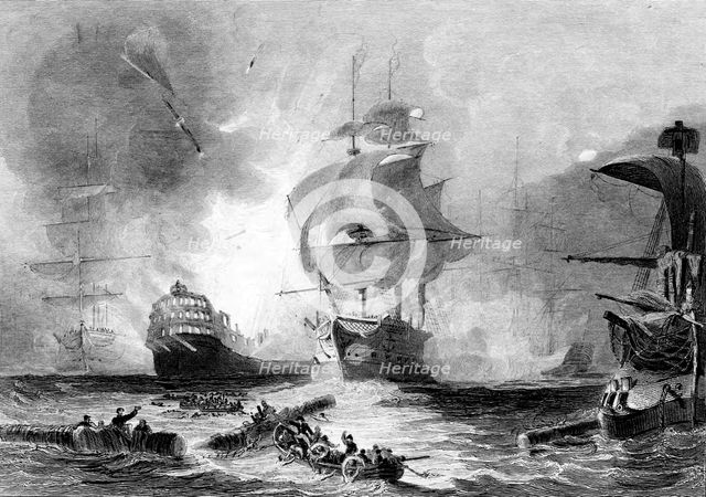 Battle of the Nile, 1 August 1798. Artist: Unknown