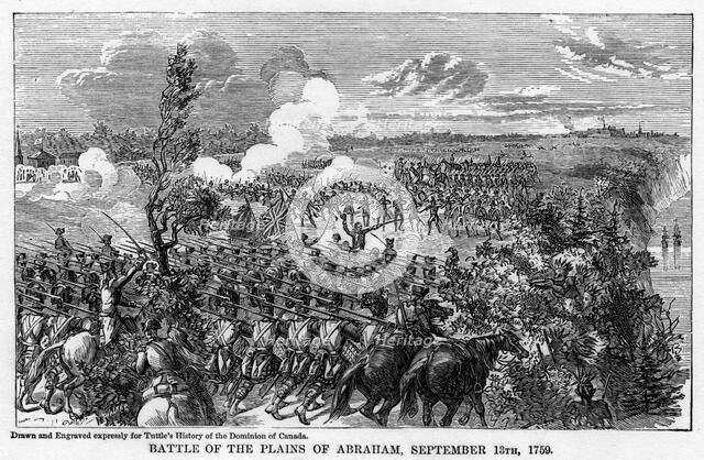 'Battle of the Plains of Abraham, September 13th, 1759', (1877). Artist: Unknown