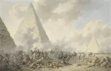 Battle of the Pyramids, 1803. Creator: Dirk Langendijk