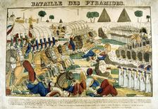 Battle of the Pyramids 21 June, 1798, (c1835). Artist: Francois Georgin