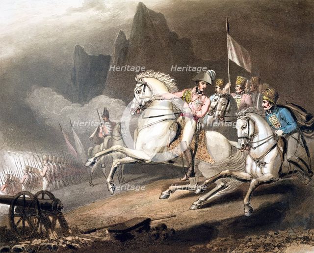 Battle of the Pyrenees, Spain, 28th July 1813 (1819). Creator: Thales Fielding.