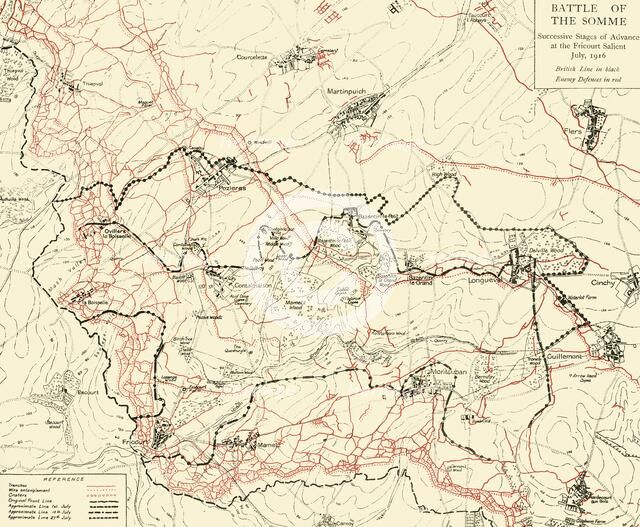 'Battle of the Somme', First World War, July 1916, (c1920). Creator: Unknown.