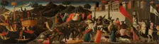 Battle of Theseus and the Amazons, about 1450. Creator: Domenico di Michelino