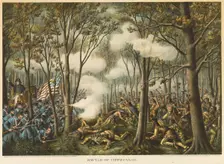 Battle of Tippecanoe, 1889. Creators: Unknown, Louis Kurz, Kurz and Allison