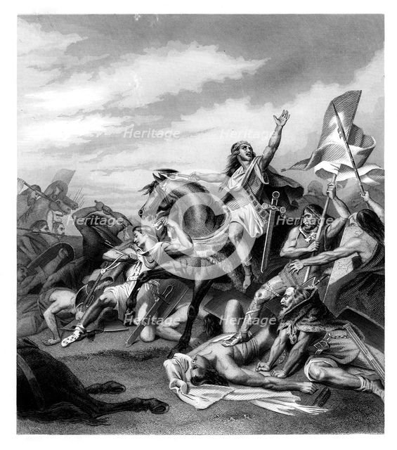 Battle of Tolbiacum, 496 AD, (1875). Artist: DJ Pound