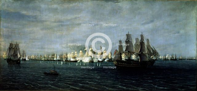 Battle of Trafalgar (21 October 1805).