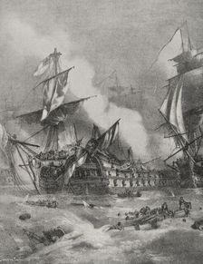 Battle of Trafalgar, October 21, 1805, (1898). Creator: Unknown