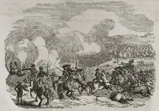 Battle of Trouillas, (September 22, 1793), War of Roussillon, (1793-1795), 1851. Creator: Unknown