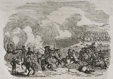 Battle of Trouillas, (September 22, 1793), War of Roussillon, (1793-1795), 1851. Creator: Unknown