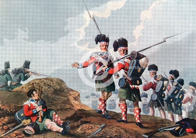 Battle of Vimeiro, Peninsular War, 21 August 1808. Artist: Unknown