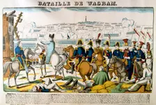 Battle of Wagram 1809, (c1835). Artist: Francois Georgin