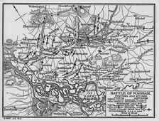 Battle of Wagram, positions July 5th 1809 (1896)