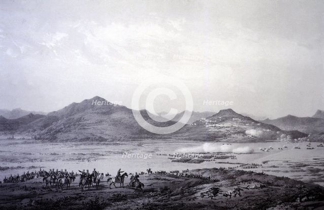 Battle of Wad-Ras, victory of the Spanish troops under General O'Donnell against the Rif people i…