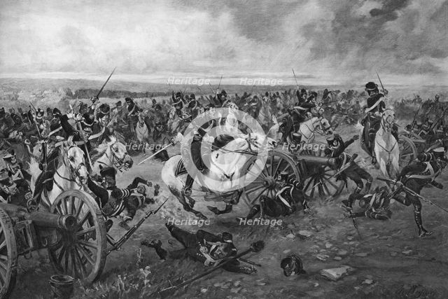 Battle of Waterloo, 1815. Artist: Unknown