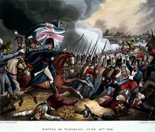Battle of Waterloo, June 18th 1815, (1819). Creators: William Heath, Joseph Constantine Stadler