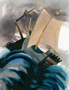 Battle of Winchelsea, 1350 (2010). Artist: Judith Dobie