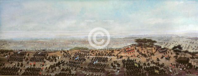 Battle of Yatai, 1865, oil on canvas.