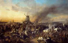 Battle of Zorndorf on 14 August 1758, 1852. Creator: Alexander von Kotzebue
