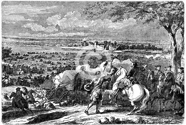 Battle at the Rhin, 1898. Artist: Unknown