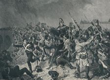 Battle at Znaim, July 11, 1809 (1896). Artist: M Haider