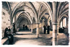 Battle Abbey, 12th century, (c1990-2010). Artist: Peter Urmston